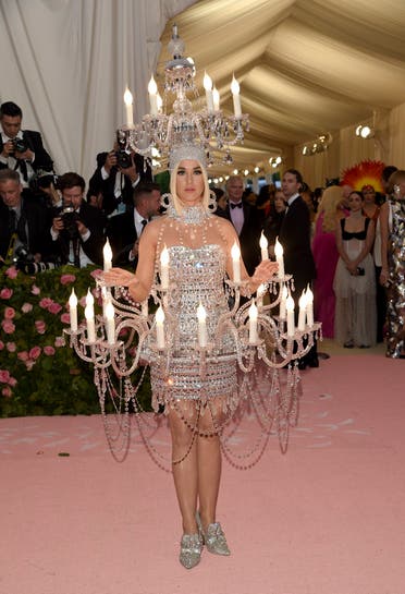 كاتي بيري في حفل Met Gala لعام 2019.  (ا ف ب)