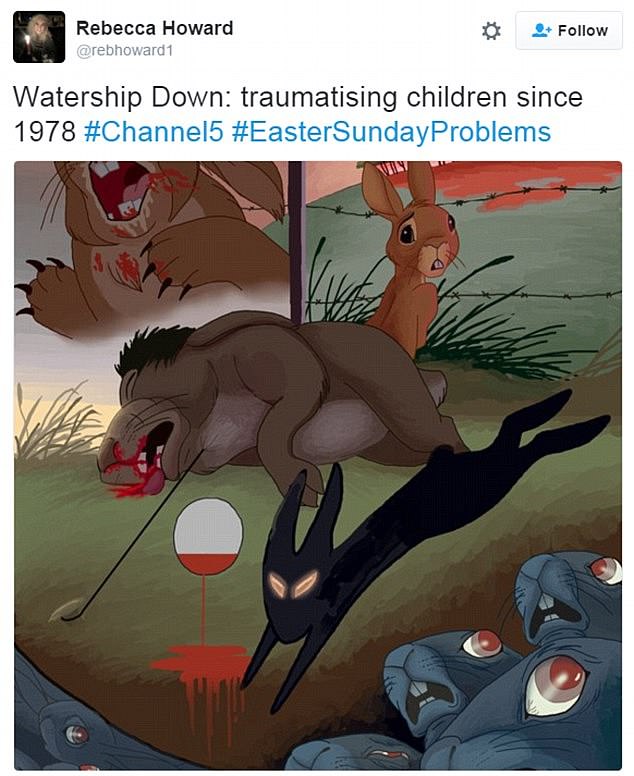 أشار أحد الوالدين سابقًا إلى أن Watership Down ليس فيلمًا جديدًا ، يتم بثه في معظم السنوات منذ السبعينيات