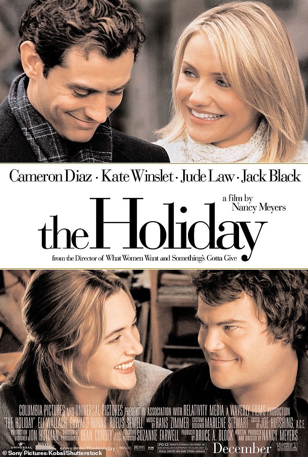 The Holiday قام ببطولة جود في دور جراهام، وكاميرون في دور أماندا، وجاك بلاك في دور مايلز، وكيت وينسلت في دور إيريس.