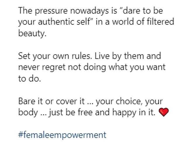 شاركت نجمة برنامج Apprentice السابقة في تعليق طويل، وتعهدت بأنها تريد توفير 