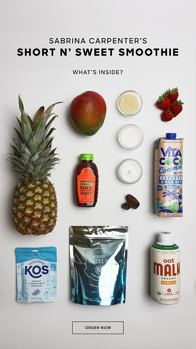 في تعليق موجه إلى ما يقرب من 40 مليون متابع لها، كتبت تعليقًا بسيطًا تعلن فيه عن صفقة العلامة التجارية: 