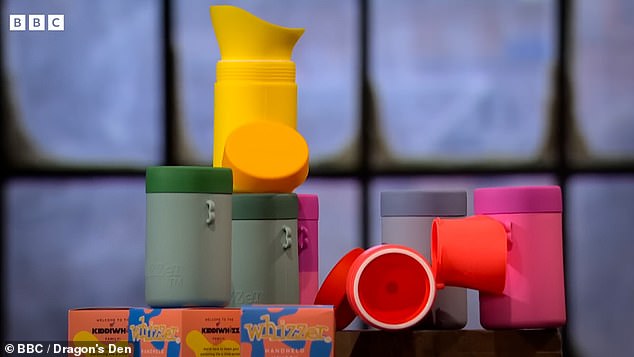 في العام الماضي، ظهرت زوي تشابمان، 39 عامًا، في برنامج Dragons' Den في محاولة لجمع 50 ألف جنيه إسترليني مقابل منتجها الحائز على جائزة، Kiddiwhizz، وهو مرحاض مدمج للجنسين.