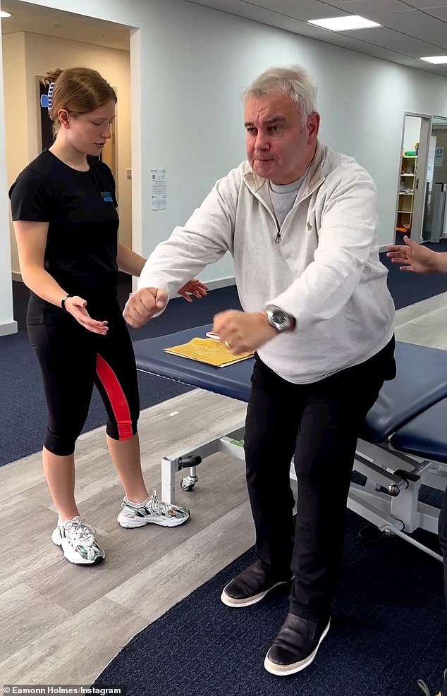 اكتشف في النهاية أن الانزلاق الغضروفي الثلاثة هو الذي أثر على حركة ساقه اليمنى