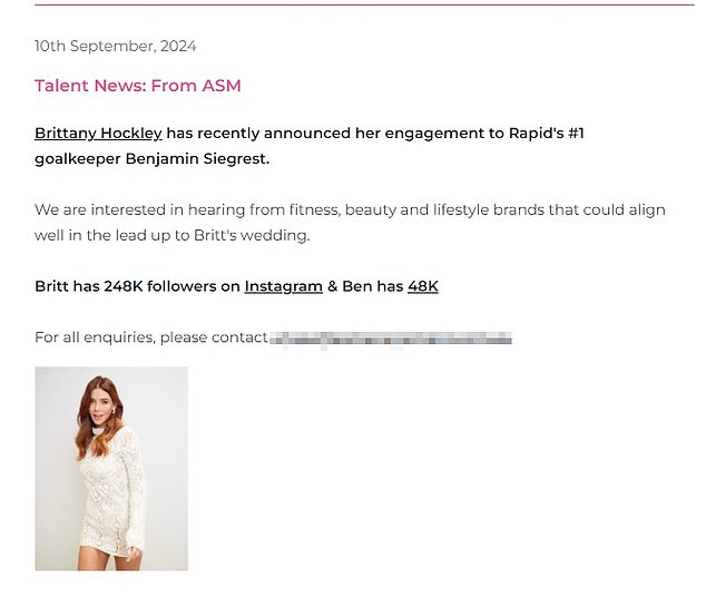 هذا الأسبوع، نشر مدير البودكاست نداءً صناعيًا للعلامات التجارية للتعاون مع نجم الواقع السابق، ملمحًا إلى أنه سيكون حدثًا برعاية