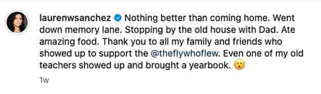 قامت سانشيز برحلة حنينية إلى مسقط رأسها السابق، حيث أقامت حدثًا للاحتفال بإصدار كتابها الجديد، الذبابة التي طار إلى الفضاء.