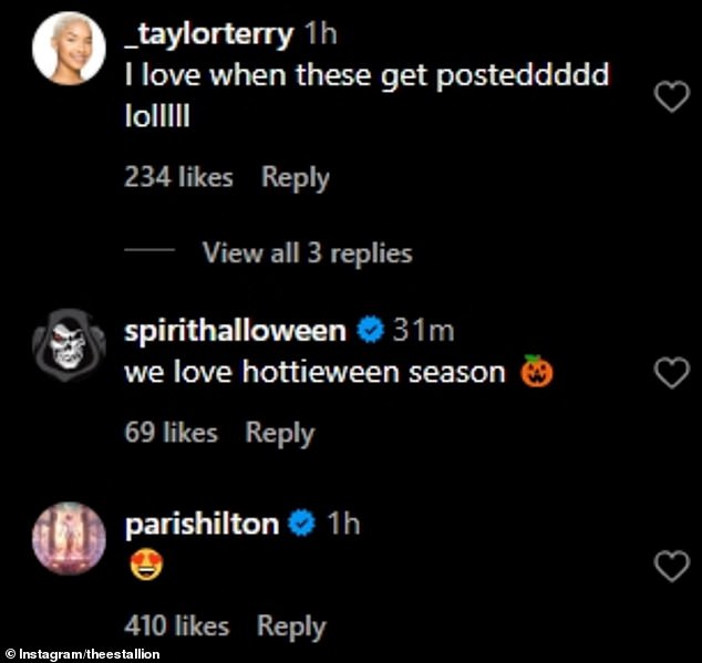 كما علق حساب Instagram لمتاجر التجزئة Spirit Halloween قائلاً: 