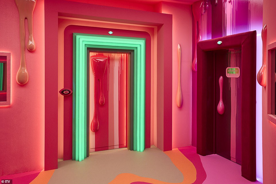 مدخل غرفة مذكرات هذا العام محاط بطلاء مخدر يتساقط على الجدران