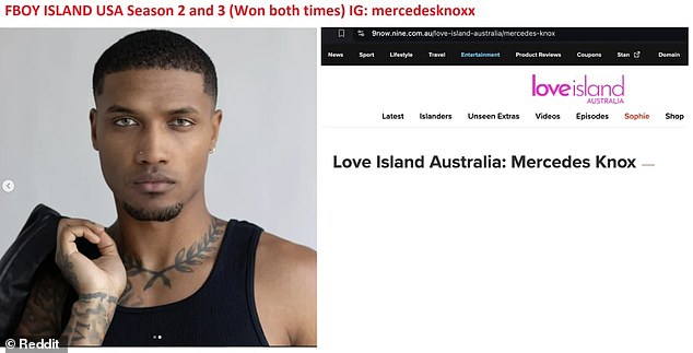 وستنضم أيضًا مرسيدس نوكس، الفائزة مرتين بالنسخة الأمريكية من FBoy Island، إلى فريق التمثيل