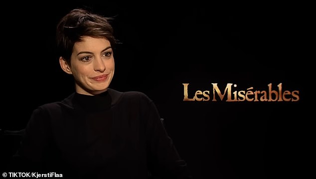 أُجريت المقابلة بينما كانت هاثاواي تروج لمسلسل Lès Miserables في عام 2012