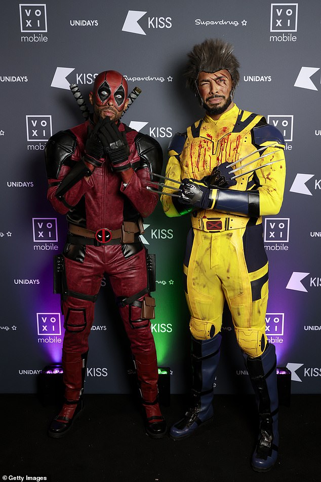 كما بذل مارفن وتايلر قصارى جهدهما للاحتفال بعيد الهالوين هذا العام، حيث ارتداا زي Deadpool وWolverine من فيلمهما Deadpool & Wolverine.