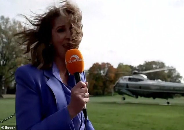 واجهت مضيفة Sunrise ناتالي بار لحظة محرجة مع رئيس الولايات المتحدة جو بايدن عشية الانتخابات الأمريكية