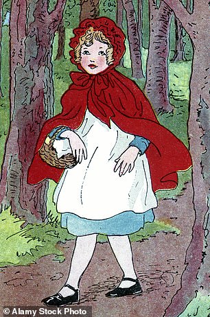 كان المظهر يذكرنا بـ Little Red Riding Hood