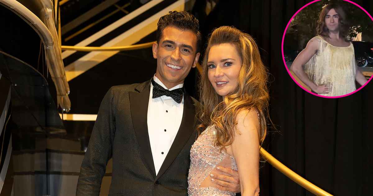 العرض الترويجي لقناة DWTS Ezra Sosa لقنوات Anna Delvey في عيد الهالوين