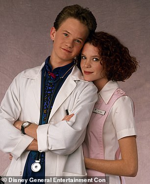 روبين مع نيل باتريك هاريس في Doogie Howser MD