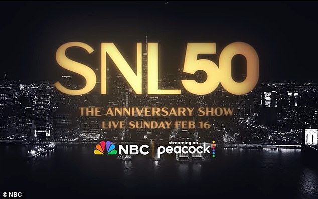 وسيظهر بالدوين بعد ذلك في برنامج الذكرى الخمسين لبرنامج Saturday Night Live، والذي سيبث في 16 فبراير على قناة NBC.