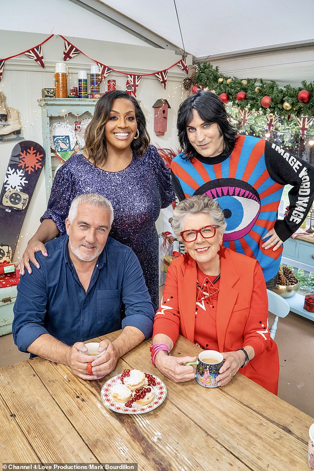 ومن المقرر أن يبدأ نويل تصوير المسلسل 16 من برنامج Great British Bake Off للقناة الرابعة هذا الربيع، والذي يشارك في استضافته مع أليسون هاموند.