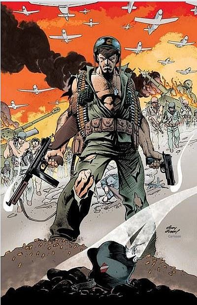 كان Sgt Rock هو القائد غير الهرمي للشركة الخيالية Easy وسط الحرب العالمية الثانية وكان لدى الشخصية سلسلة الكتب الهزلية الخاصة بها بين عامي 1977 و 1988