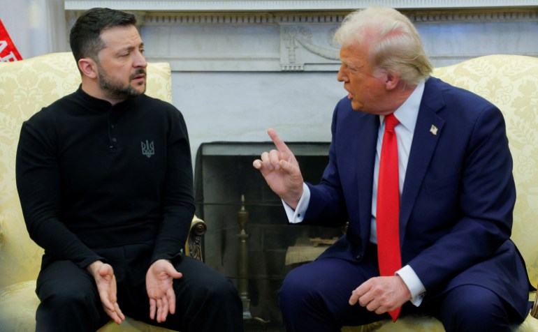 يجادل Zelenskyy و Trump