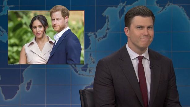 التسمية التوضيحية: استيلاء على الفيديو - تحديث عطلة نهاية الأسبوع SNL مع Colin Jost و Michael Che https://x.com/nbcsnl/status/1921424301808296227