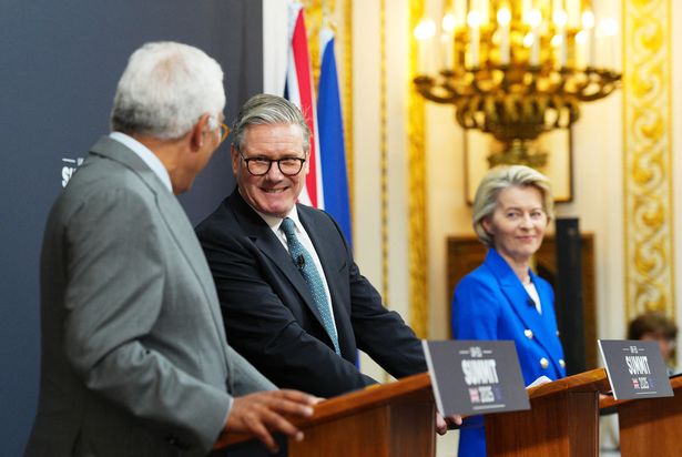 الكشف عن Keir Starmer كشف النقاب عن صفقة UK-EU الجديدة في Lancaster House يوم الاثنين
