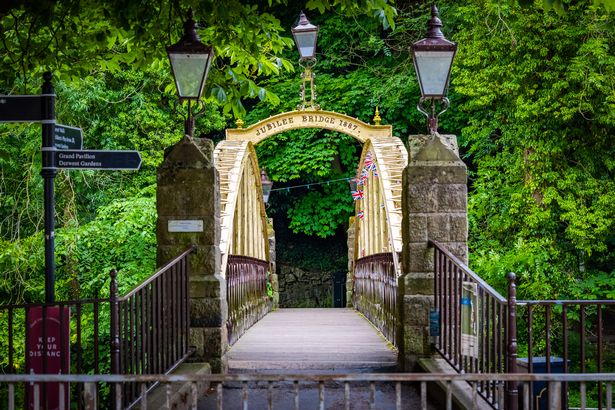 صورة الجسر في Matlock Bath