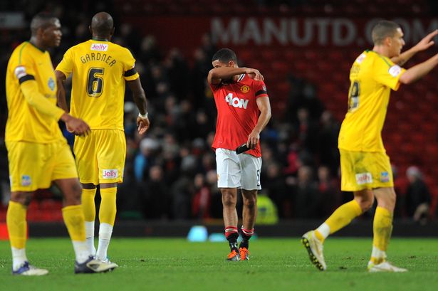 Zeki Fryers خلال فترة وجوده في مانشستر يونايتد.