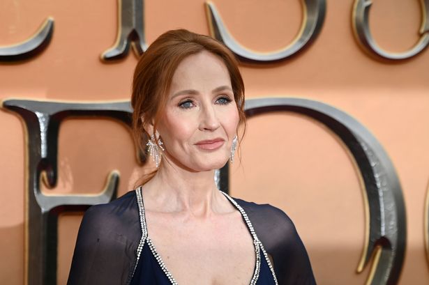 JK Rowling في العرض الأول للفيلم