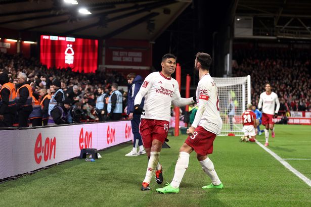 احتفل برونو فرنانديز بوجود فوز كأس الاتحاد الإنجليزي المتأخر في مان أوف فا بعد أيام قليلة من تخويته