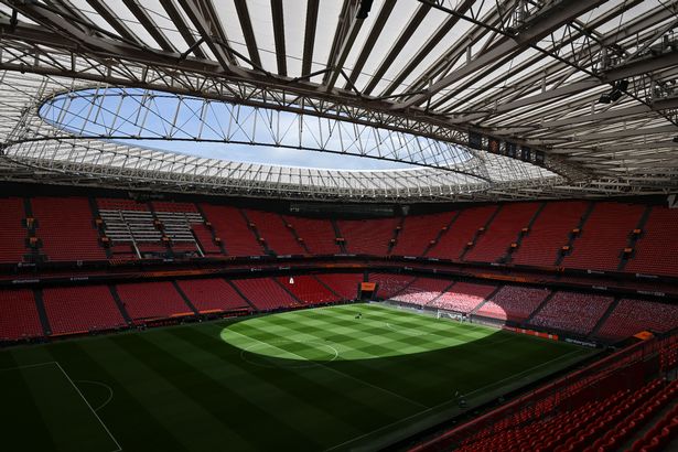 منظر عام للملعب قبل نهائي دوري أوروبا UEFA 2025 بين توتنهام هوتسبور ومانشستر يونايتد