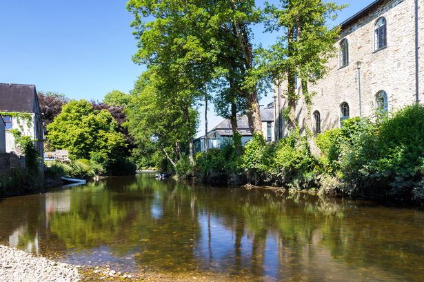 River Rowey في Lostwithiel Cornwall England UK