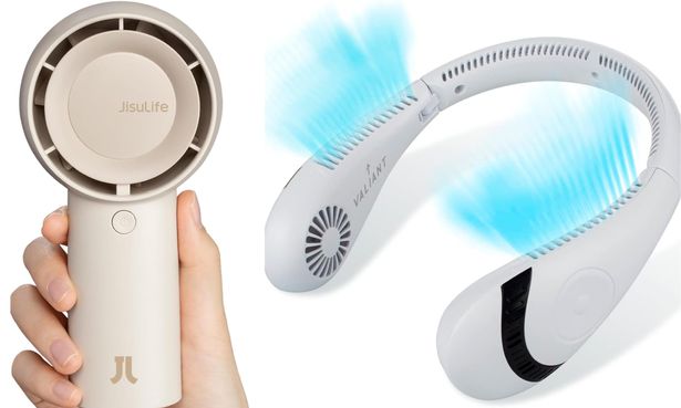 Jisulife Handheld Turbo Fan و Valiant Wireless Neck Fan