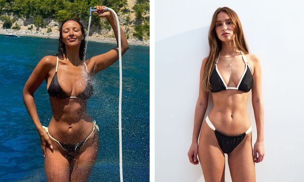 Maya Jama in Bikini / New Look Model in Bikini