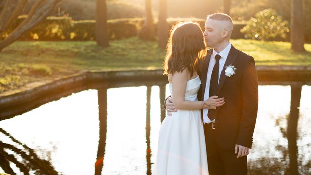 كان يوم زفافهم 