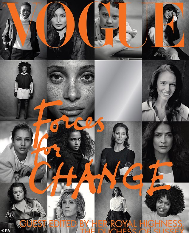 كانت دوقة ساسكس محررة الضيف في عدد سبتمبر 2019 من British Vogue