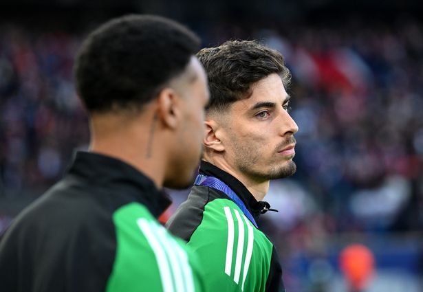 Kai Havertz في PSG vs Arsenal