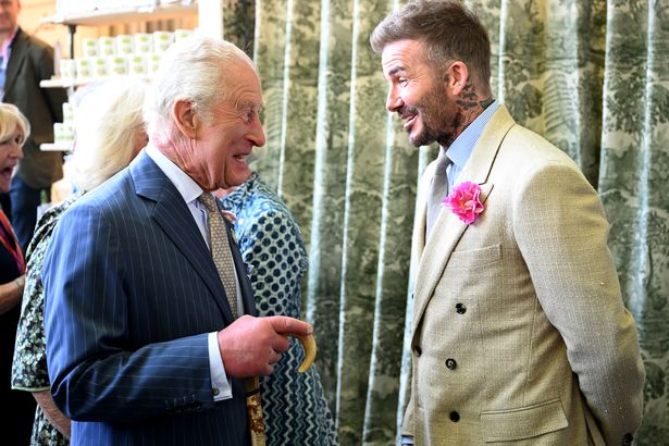 يعمل King Charles مع David Beckham في مشروع خاص