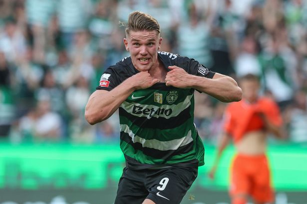 Viktor Gyokeres الاحتفال