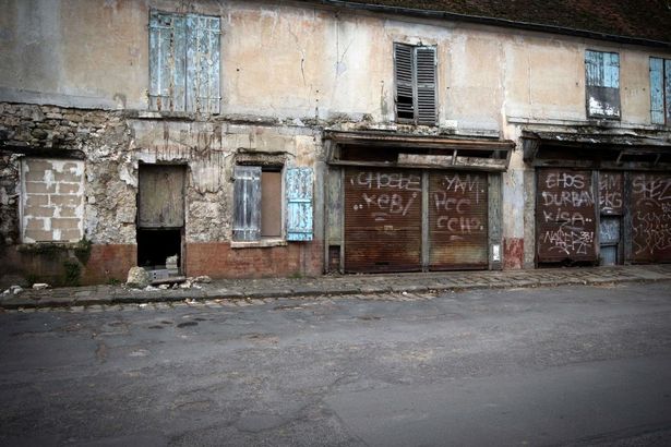 صورة لشارع Goussainville الذي التقطه في 26 نوفمبر 2013 خارج باريس