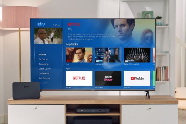 تلفزيون يعرض قائمة تلفزيون Sky