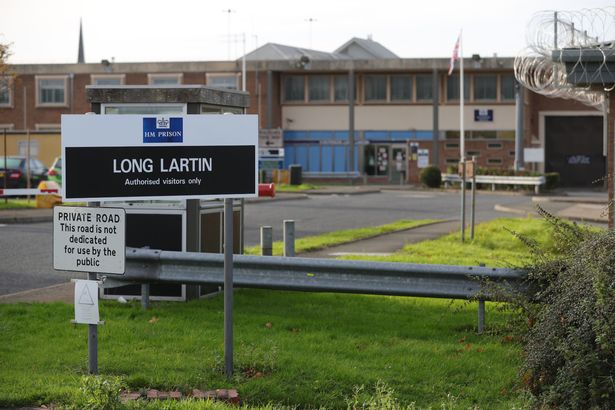 الجزء الخارجي من HMP Long Lartin