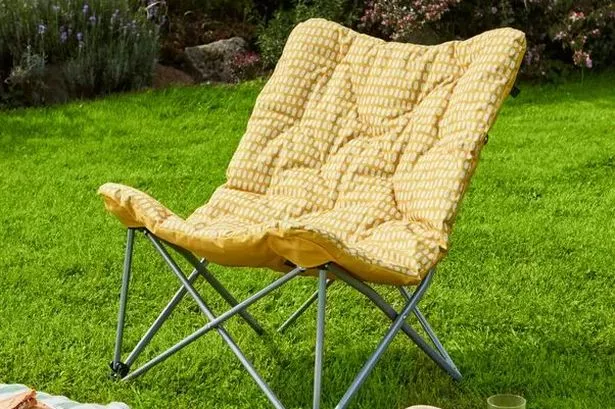كرسي التخييم المبطن Dunelm