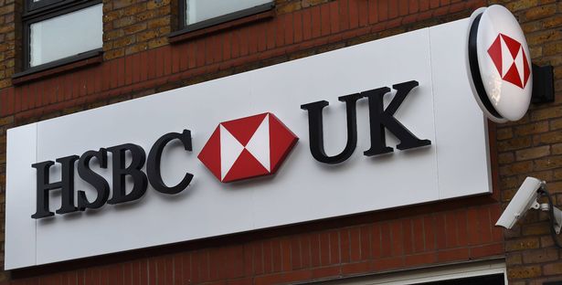 علامة فرع بنك HSBC UK