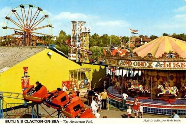 ركوب Butlin Fair في Clacton-on-Sea