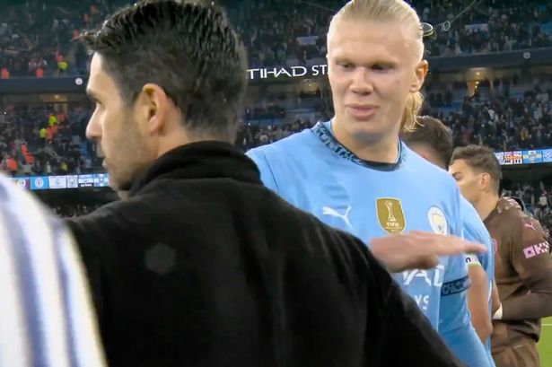 استهدف Erling Haaland حفرًا في Mikel Arteta هذا الموسم