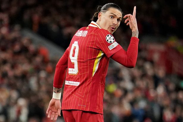 يتفاعل داروين نونيز ليفربول