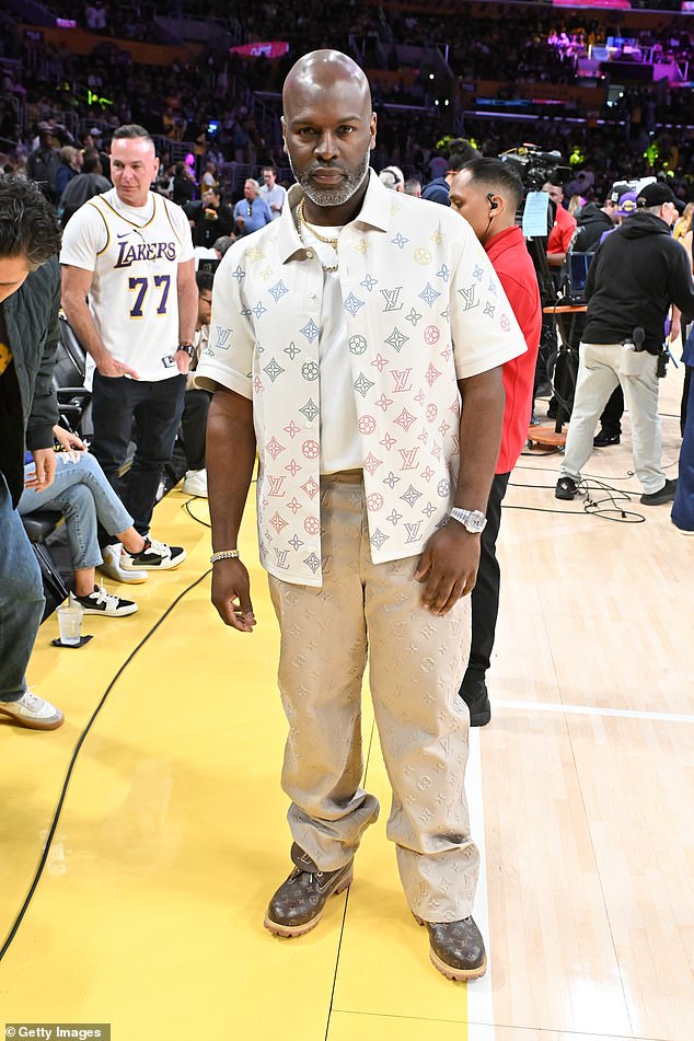 كما كان الحضور في اللعبة هو Corey Gamble ، الذي كان على علاقة طويلة الأمد مع والدة Kylie Kris
