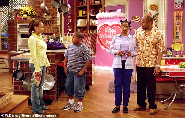Raven ، Kyle Orlando Massey ، T'Keyah Crystal Keymah و Rondell Sheridan في عام 2005