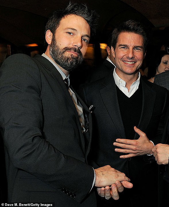 Affleck و Cruise في حفل كوكتيل تشارلز فينش وشانيل قبل بافتا في أنابيل في عام 2013 في لندن
