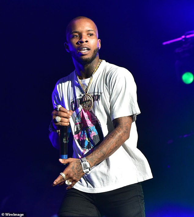 يقضي Lanez حاليًا عقوبة السجن لمدة 10 سنوات بعد إطلاق النار على Megan You Stallion منذ حوالي خمس سنوات ؛ في الصورة 2018
