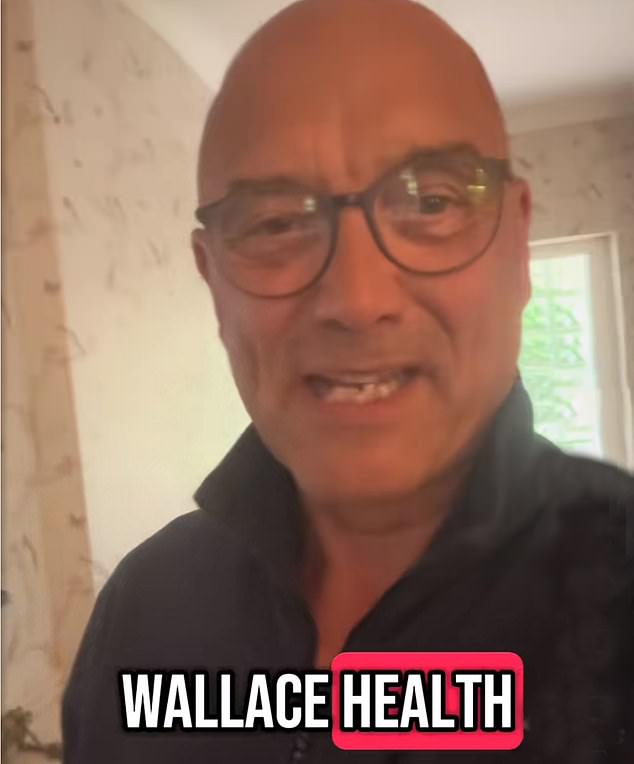 انتقل والاس ، 60 عامًا ، إلى Tiktok للترويج لموقعه على الويب Greg Wallace Health بعد التحقيق في بي بي سي